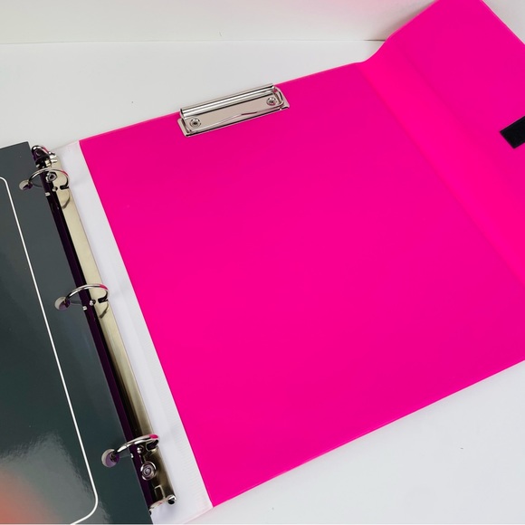 Mead Original Trapper Keeper Binder Retro Portfolio Vintage Style SUNSET Pink - Picture 6 of 8